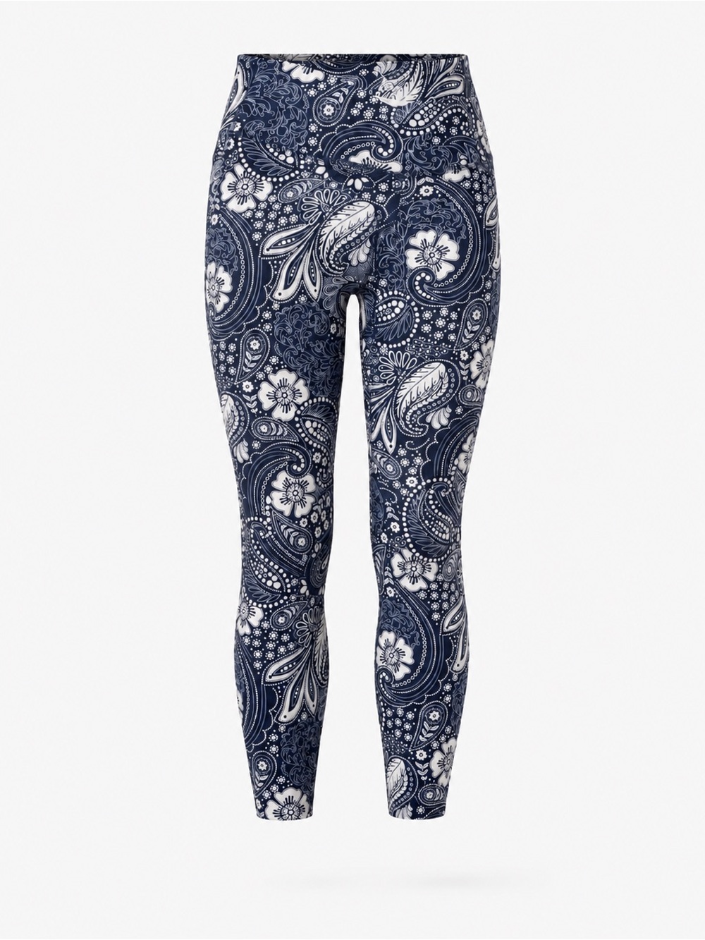 Old Navy NWT navy paisley activewear leggings, medium